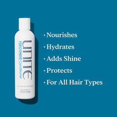 UNITE 7SECONDS Conditioner applying for added shine and smoothness