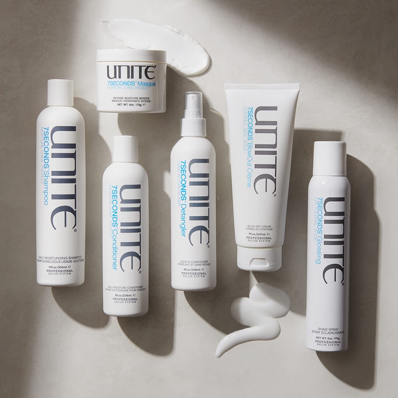 UNITE 7SECONDS Conditioner thermal protection image suitable for heat styling