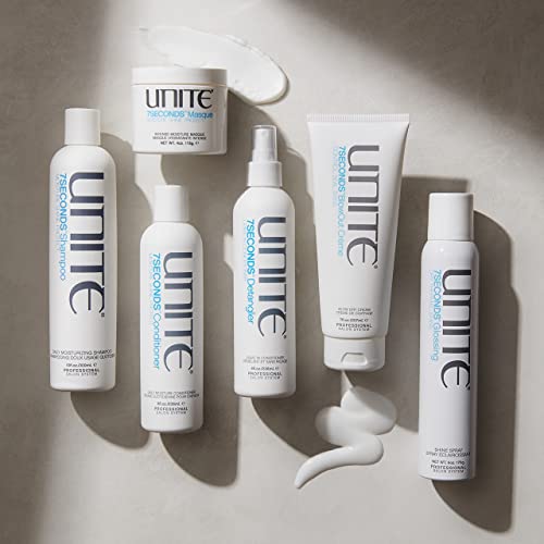 UNITE 7SECONDS Desenredante aporta brillo saludable al cabello.