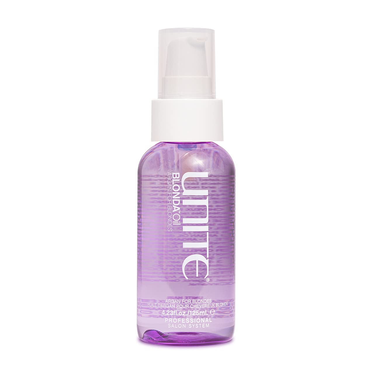 UNITE BLONDA Oil bottle front with argan infusion for hydration