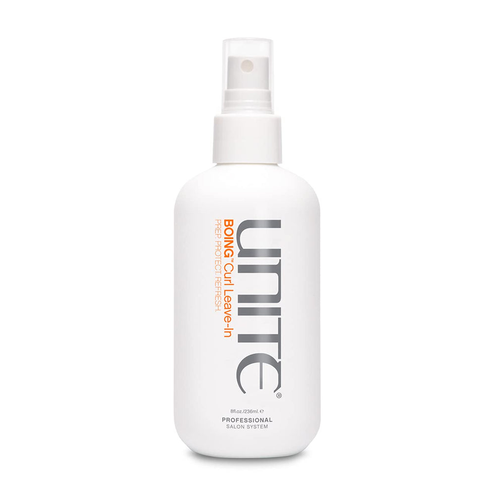 UNITE BOING Curl Leave-In bottle close-up for hydrated, defined curls