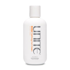 UNITE BOING Defining Curl Cream bottle showing hydrating formula for defined frizz-free curls