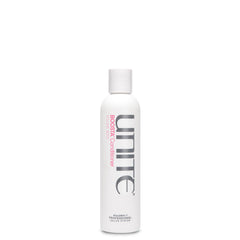 UNITE BOOSTA Conditioner bottle shows lightweight hydration for fine hair.