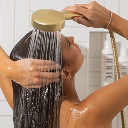Close-up reveals natural shine and smooth finish after use.