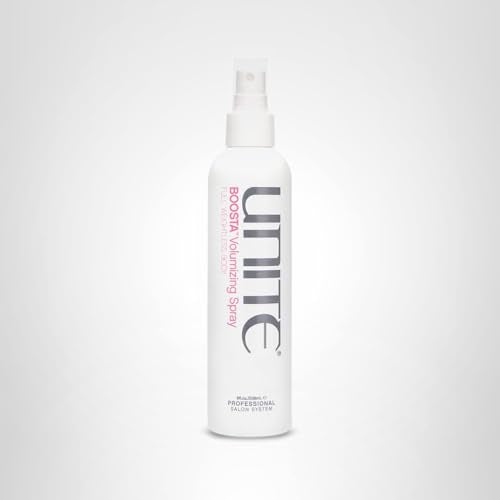 Travel-size UNITE BOOSTA 2oz bottle with secure cap for on-the-go styling.