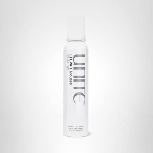 Frizz-free finish achieved with UNITE Elevate Mousse during styling
