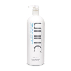 UNITE Hair 7SECONDS Shampoo bottle front—hydrating cleanser for all hair types.