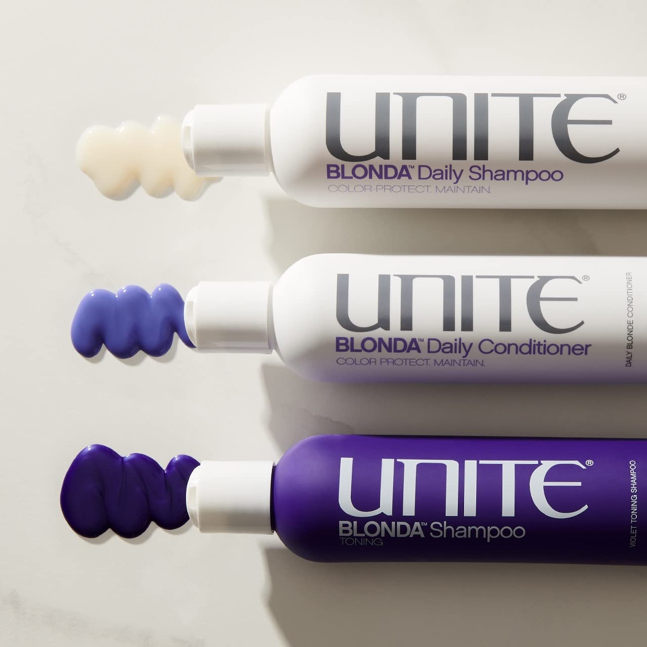 UNITE Hair BLONDA safe for color-treated hair and extensions, preserving integrity.