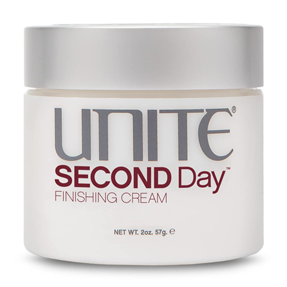 UNITE SECOND Day bottle pour shows lightweight texture for quick styling.