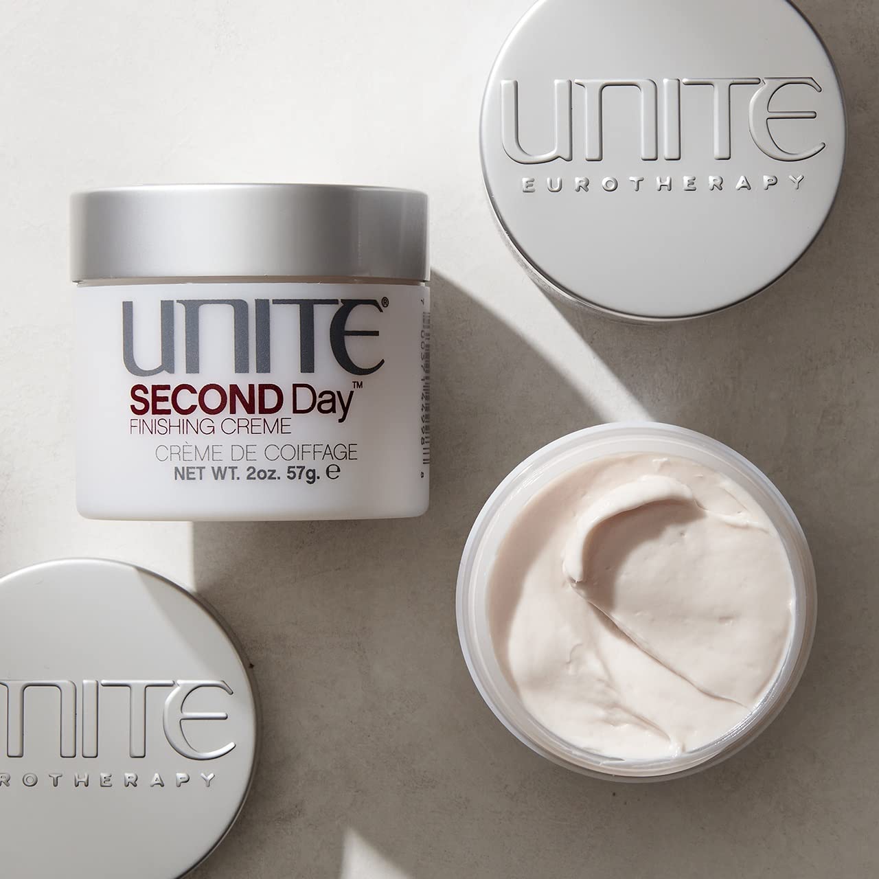 UNITE SECOND Day texture close-up reveals lived-in finish and movement.