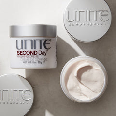 UNITE SECOND Day texture close-up reveals lived-in finish and movement.