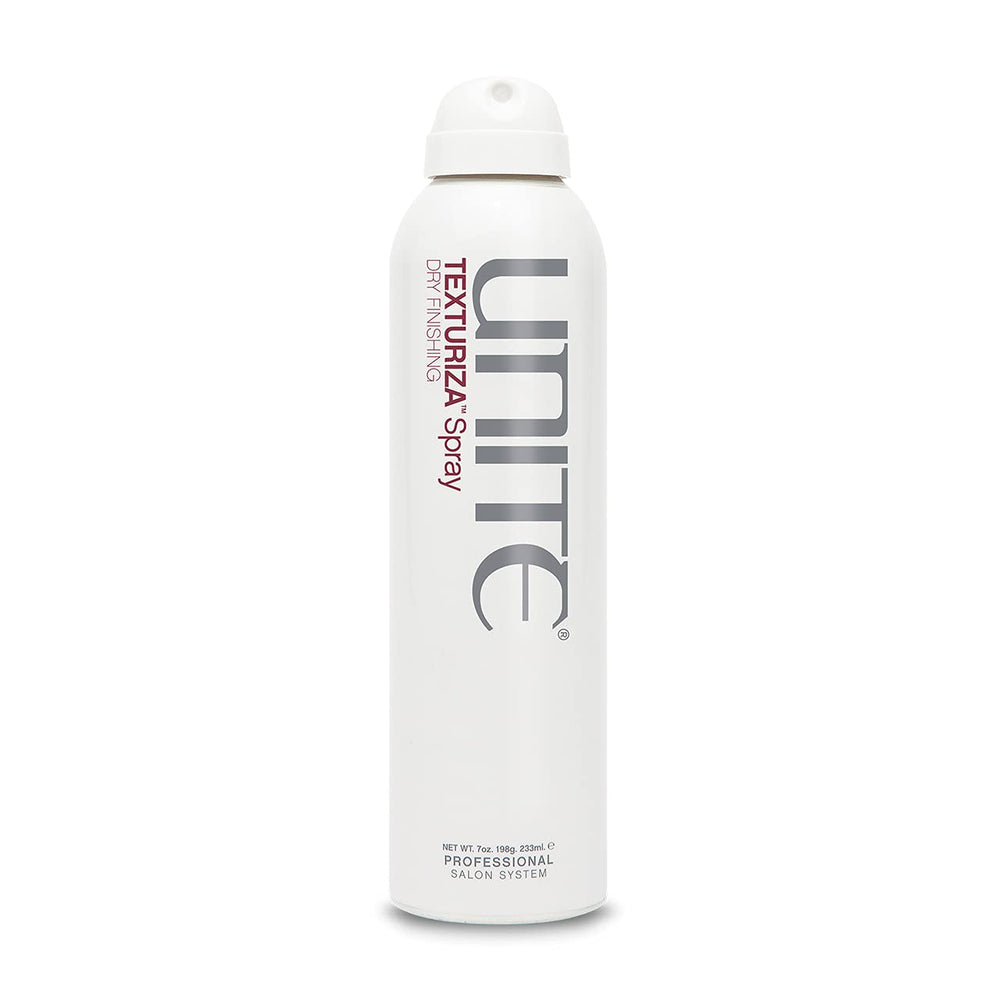 UNITE TEXTURIZA spray bottle delivers weightless volume for all hair types.