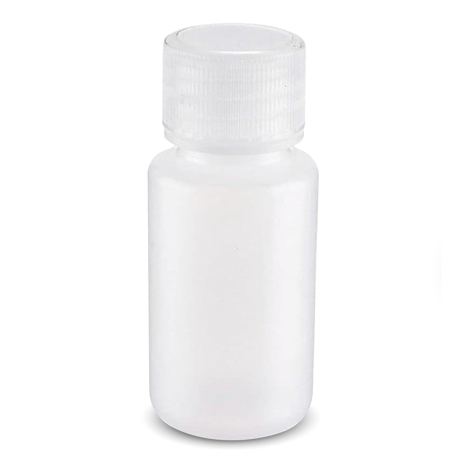 United Scientific 3oz travel bottles with clear lids for organized packing
