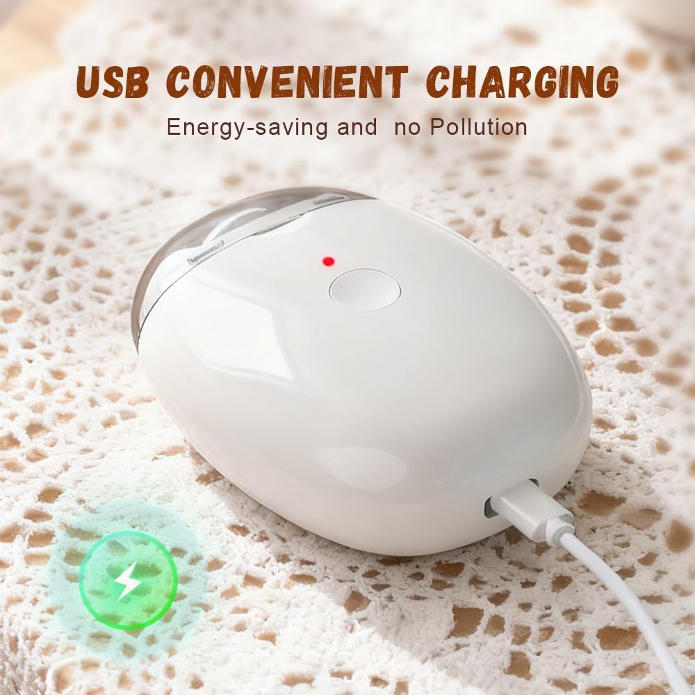 Universal Automatic Fingernail Grinder includes clippings storage to stay tidy