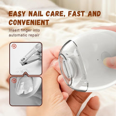 Universal Automatic Fingernail Grinder compact size for travel and storage