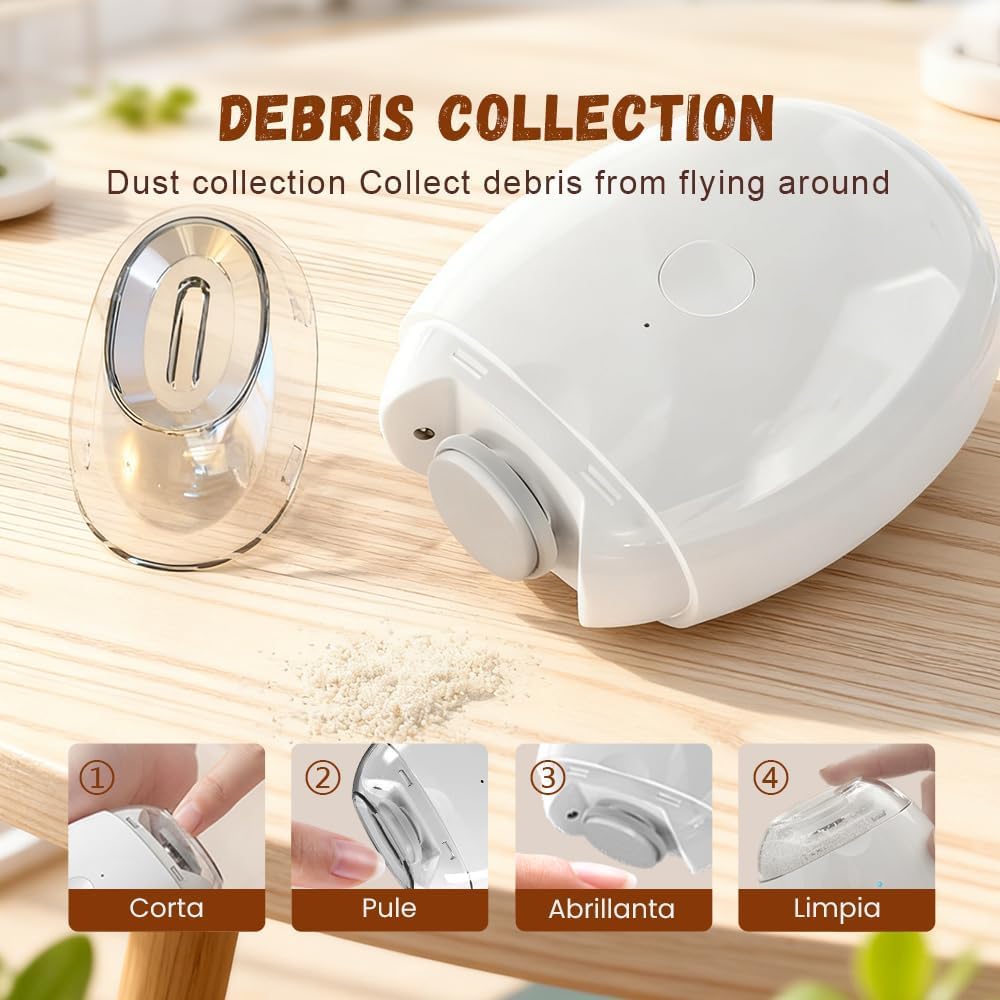 Universal Automatic Fingernail Grinder Type-C charging for fast power