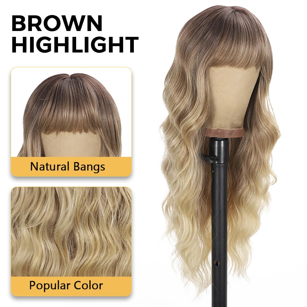 UNNYMGER wedding-ready long-wavy wig for special occasions