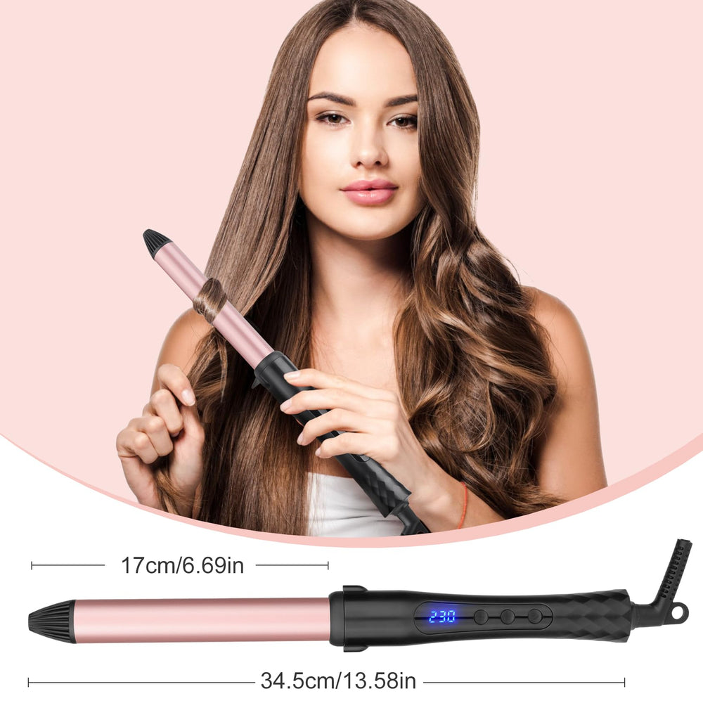 UNOBEY curling iron anti-scald tip improves safety while curling.