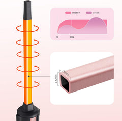 UNOBEY rapid-heat feature heats in 30 seconds for quick styling.