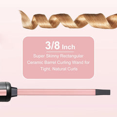 UNOBEY 6.5 ft swivel cord simplifies maneuvering while curling.