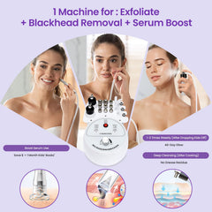 UNOISETION filter pads for hygienic microdermabrasion sessions