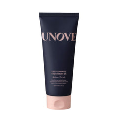 UNOVE Deep Damage Repair bottle front showing keratin-powered care for damaged hair
