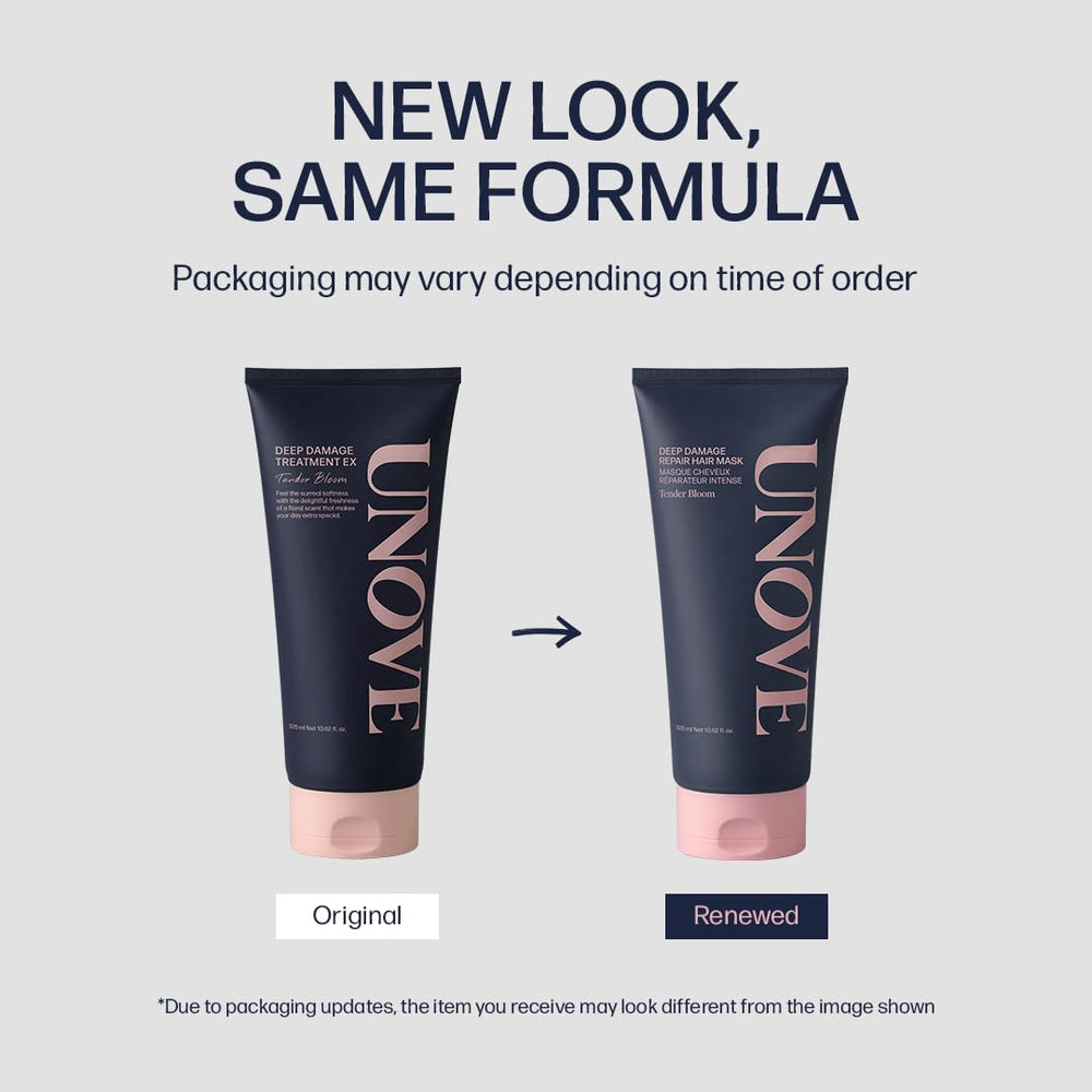 UNOVE Deep Damage Repair scent aroma imagery with woody-musky notes