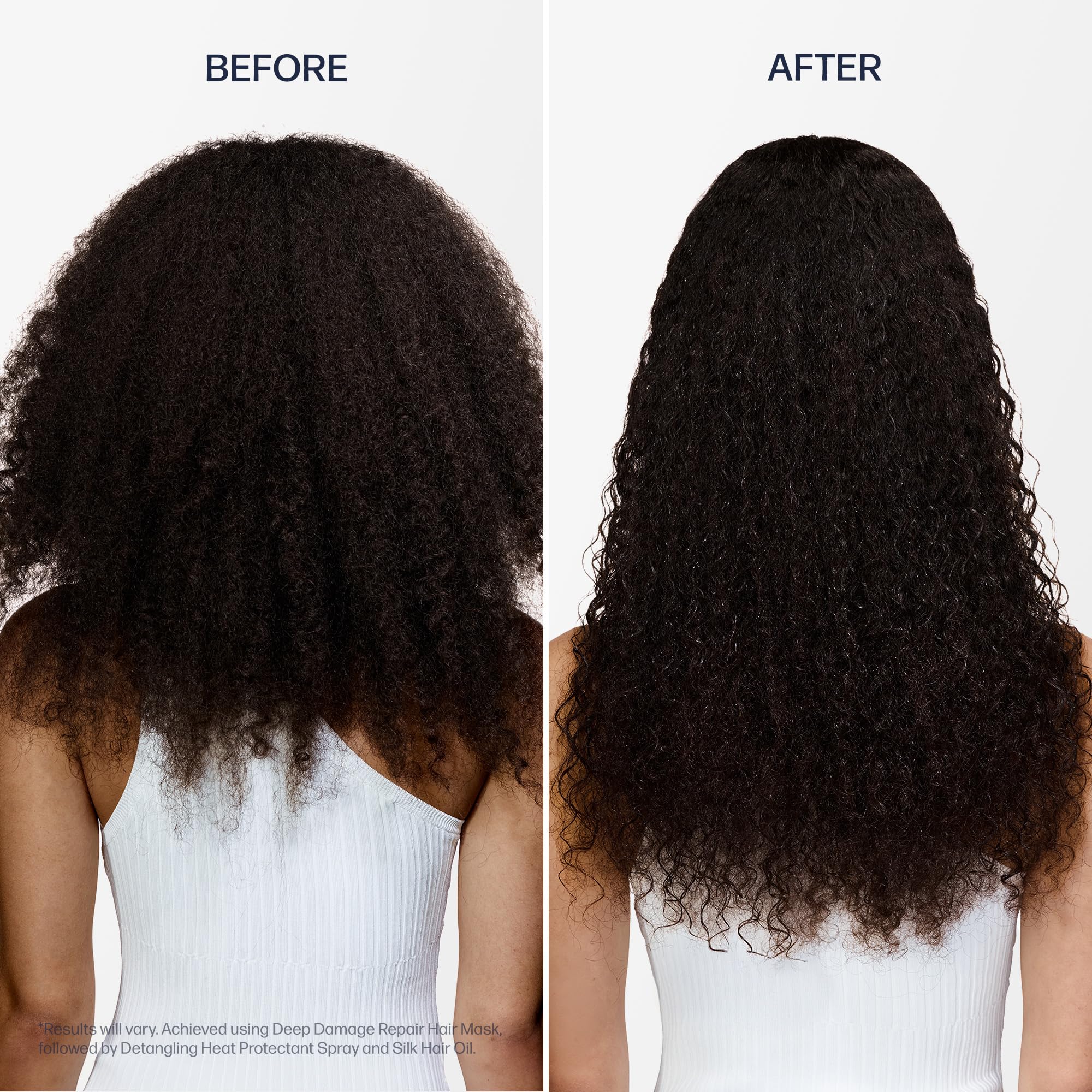 UNOVE Silk Oil Essence applied before heat styling for protection