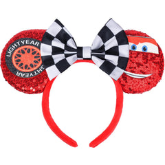 UNSPAZ orejas mouse brillantes con lentejuelas para fiestas o cosplay