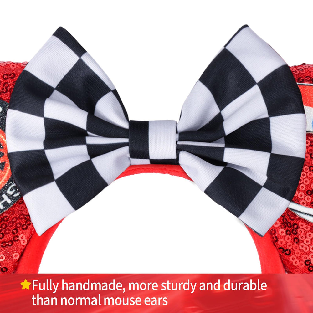UNSPAZ orejas mouse para fiestas y cosplay, brillo atractivo