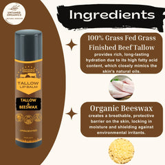 Textura cremosa del bálsamo Untamed Organics, para labios secos.