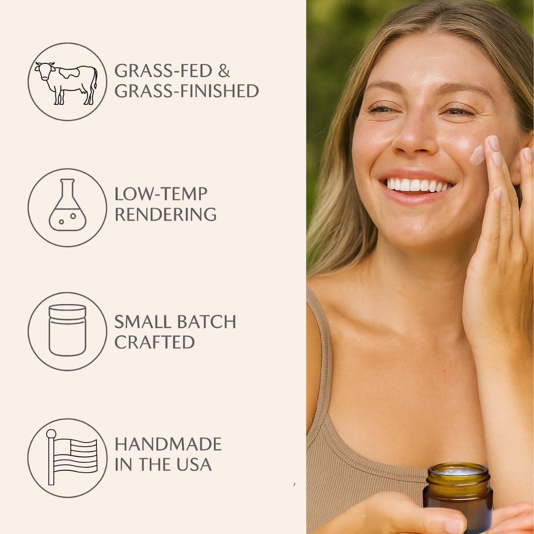 Untamed Organics Manteca de Res Pura envase sostenible