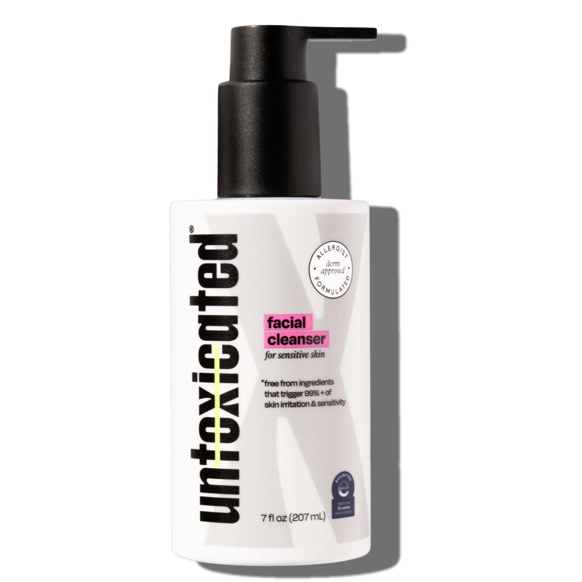 Untoxicated limpiador facial suave para piel sensible, limpia sin irritar