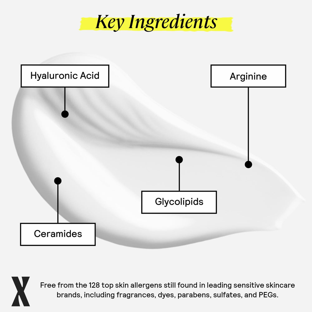 Untoxicated Moisturizing Cream ceramides and hyaluronic acid blend close-up