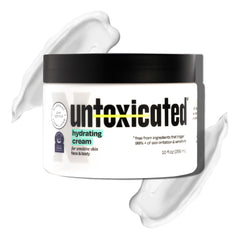 Untoxicated Moisturizing Cream velvety texture close-up for rich hydration