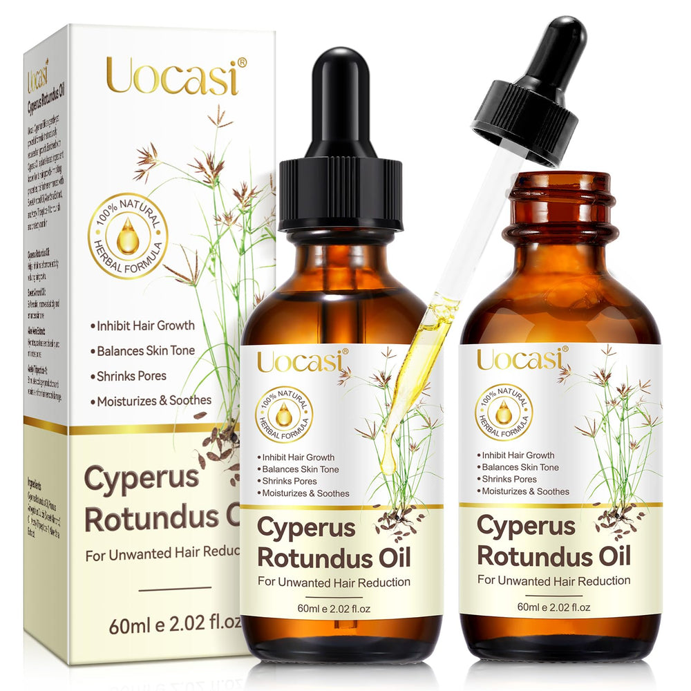 Uocasi aceite Cyperus Rotundus, botella para uso tras depilación