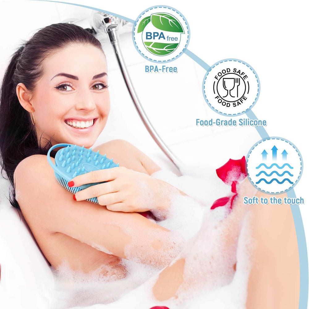 Uormsici cerdas de silicona para exfoliación corporal suave y eficaz.