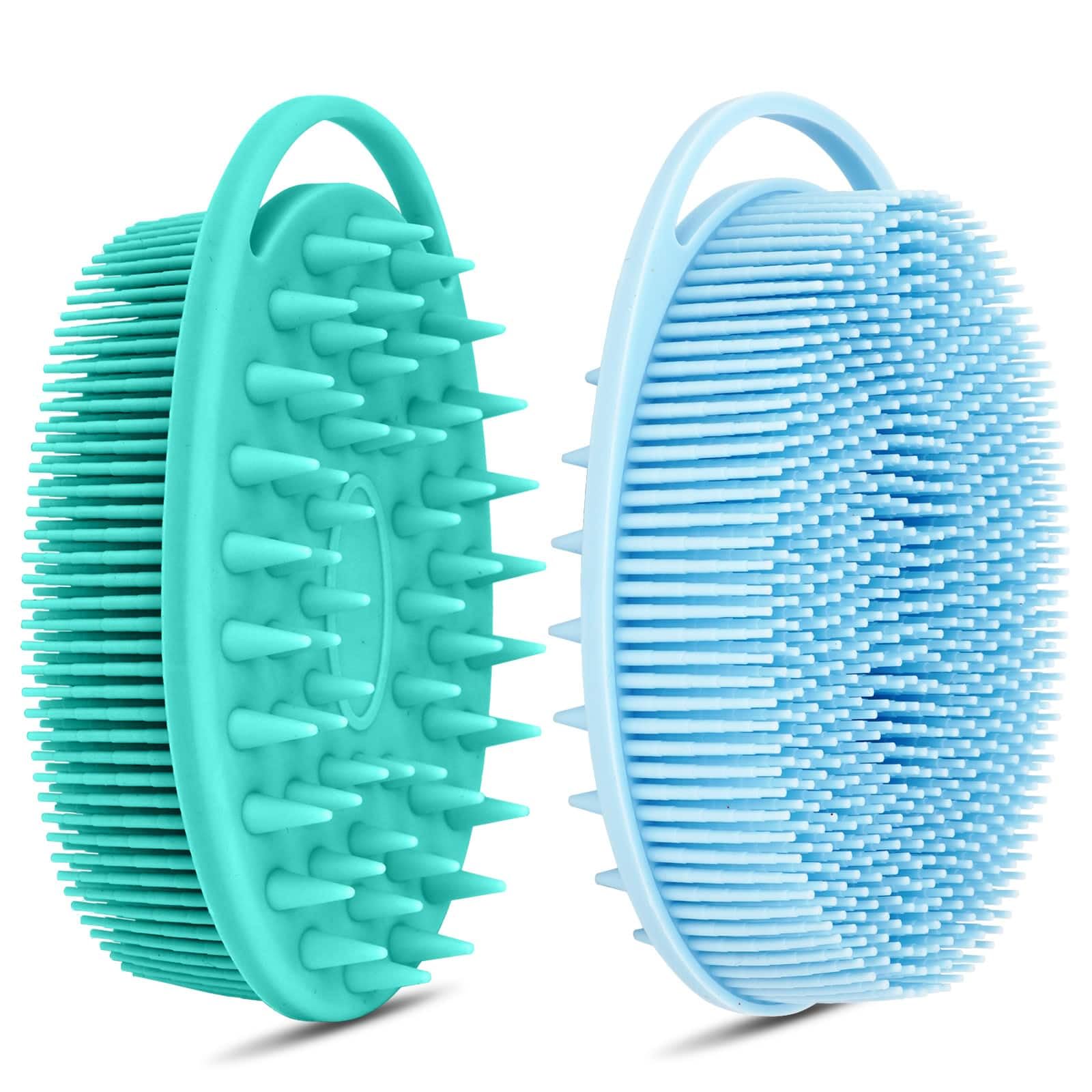 Uormsici exfoliante corporal de silicona, dos en uno para limpieza suave.