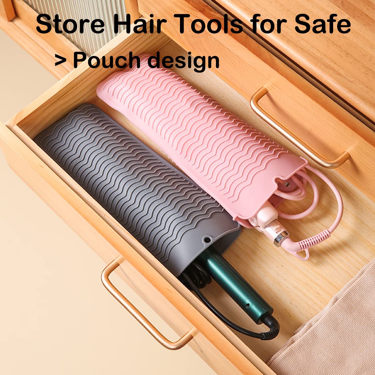 UORNERI skid-proof wave texture prevents slipping on surfaces.