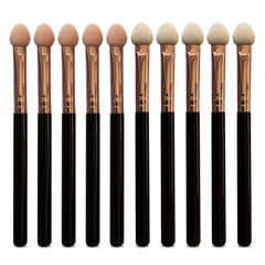 UorPoto 10-piece makeup brush set for precise eye makeup application