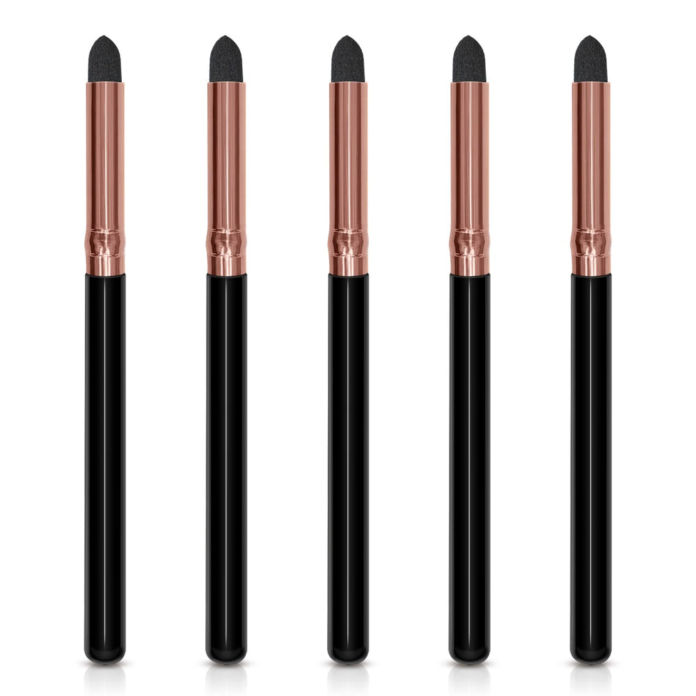 UorPoto Eyeliner Smudge Brush Set, 5 pieces for precise eyeliner and smooth blends.