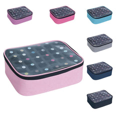Organizador UOZL para esmaltes con 30 botellas, vista frontal, fácil acceso.