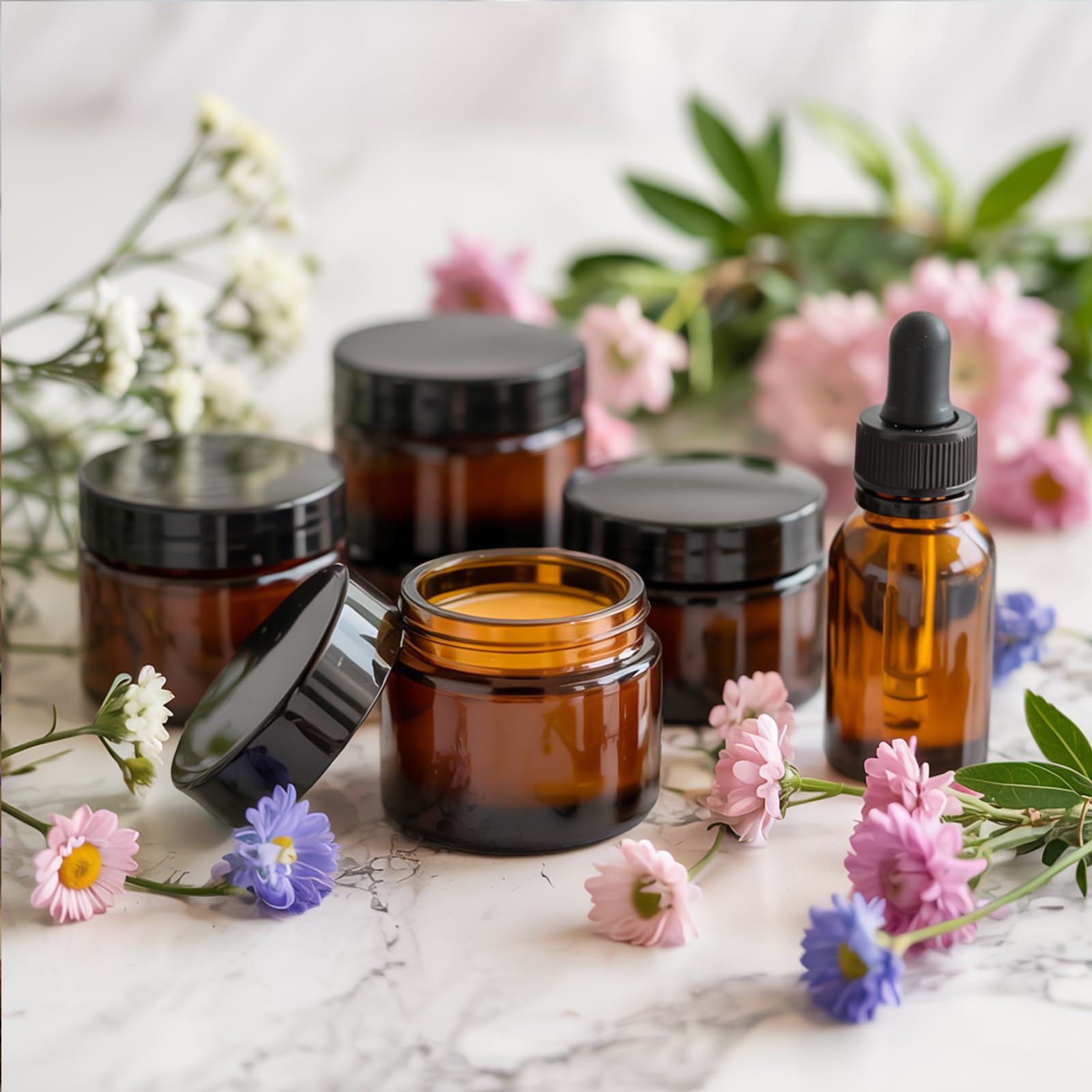 UPBUD travel-size jars are perfect for on-the-go routines
