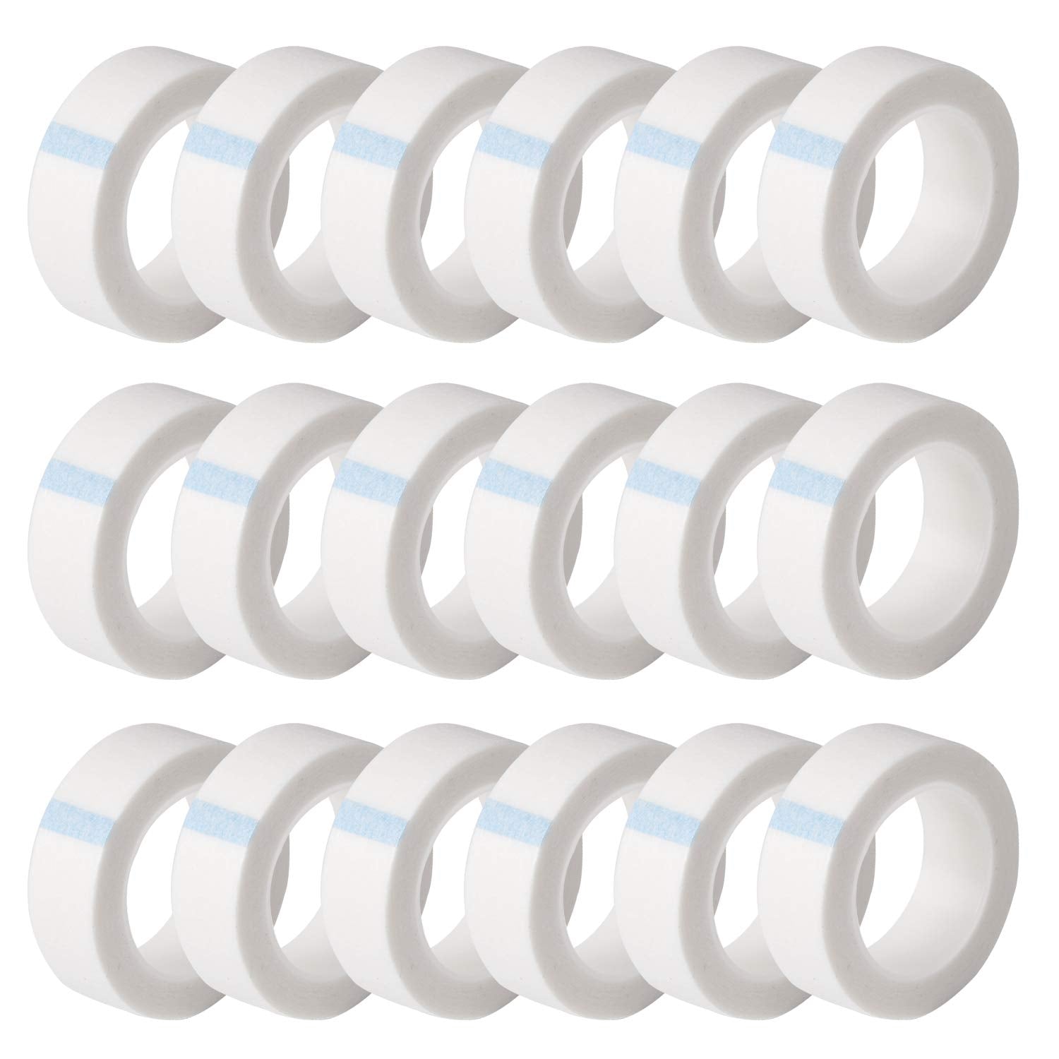UPINS eyelash tape 24-rolls white pack for professional lash applications