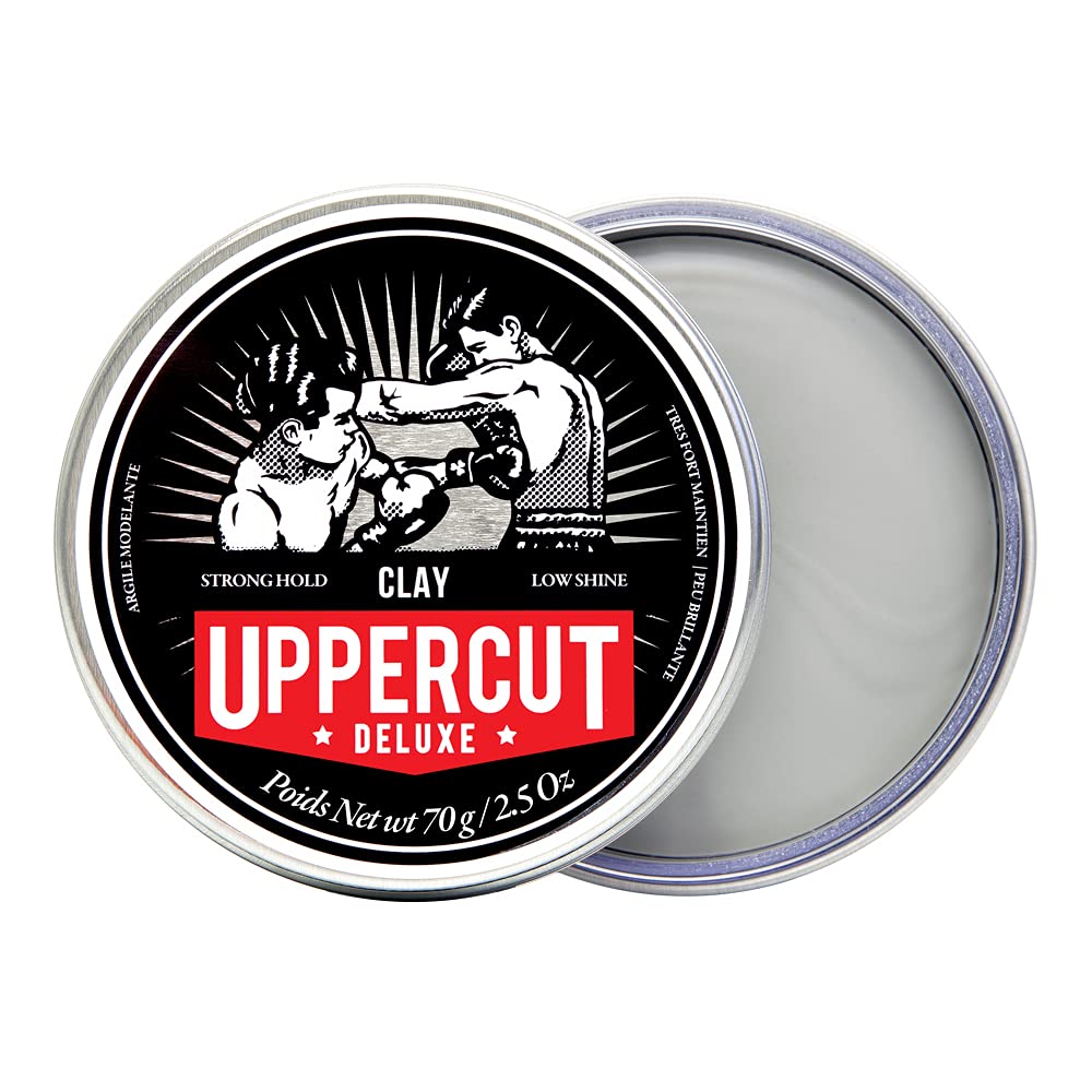Arcilla retrabajable de Uppercut Deluxe para reajustes durante el día.