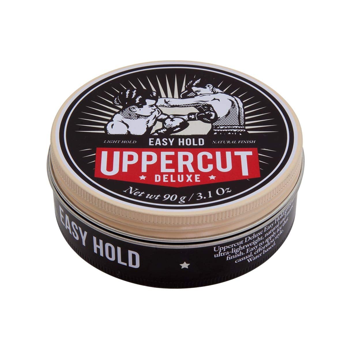 UPPERCUT DELUXE Easy Hold: acabado mate para un look natural y sin brillo.