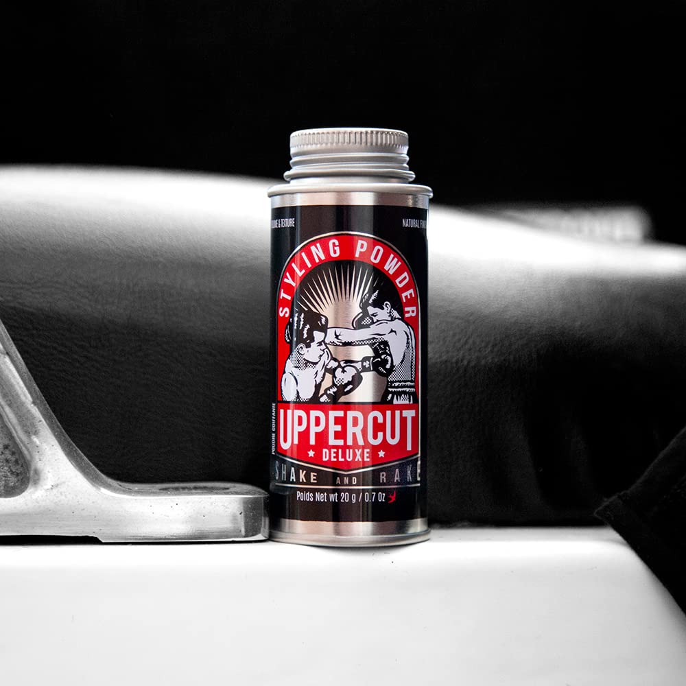 UPPERCUT DELUXE empaque elegante mostrando textura ligera