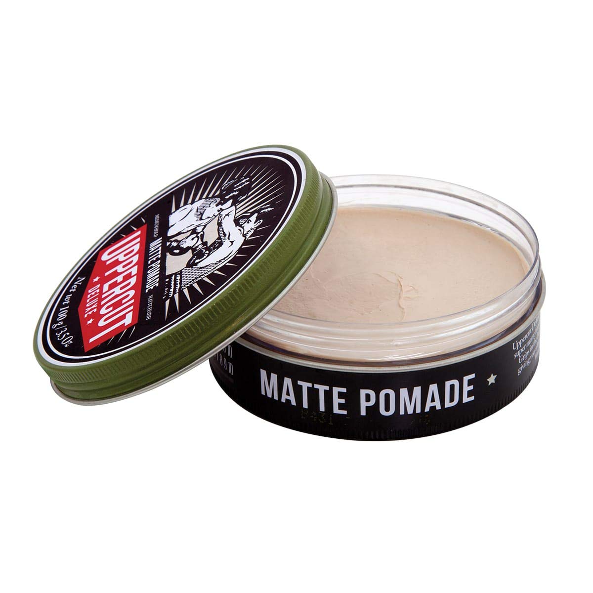 Uppercut Deluxe Matte Pomade, aroma suave de crème brûlée: fragancia discreta para el día.