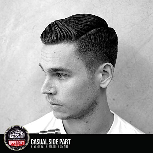 Uppercut Deluxe Matte Pomade, empaque compacto: cómodo para llevar en la bolsa.