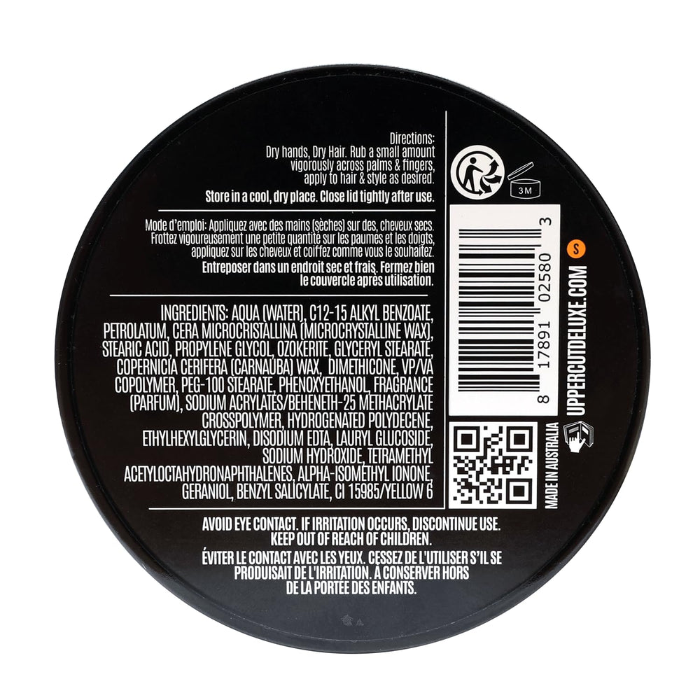 UPPERCUT DELUXE Texture Cream uso-diario, ideal para cabello lacio o rizado.